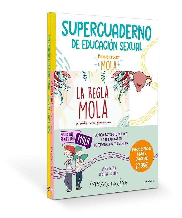 Pack Aprende con Menstruita (La regla mola + Supercuaderno de educación sexual) | 9788419975041 | Salvia, Anna/Torrón, Cristina