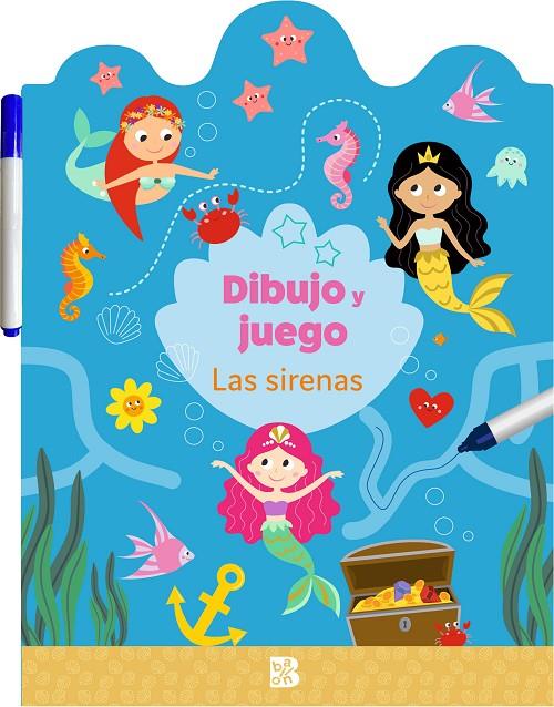 Dibujo y juego - Las sirenas | 9789403238814 | Ballon