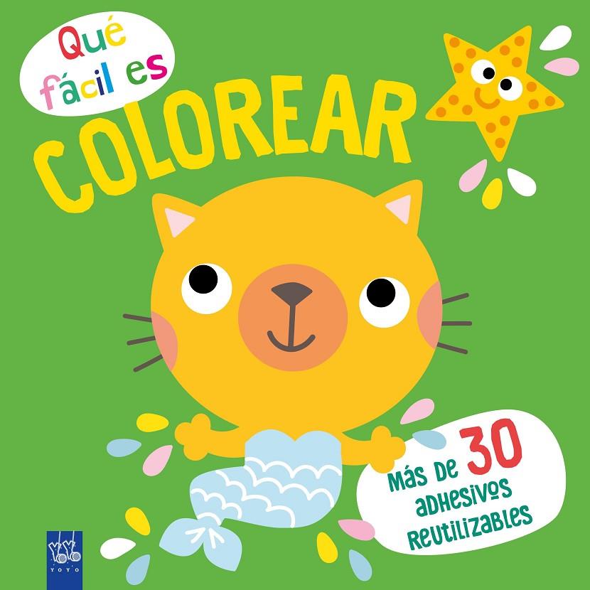 Qué fácil es colorear. Gato | 9788408249375 | YOYO