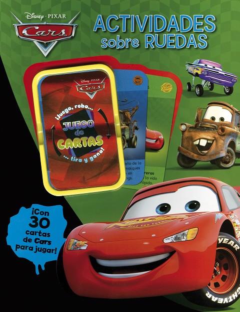 Cars. Actividades sobre ruedas. Con cartas | 9788499516363 | Disney