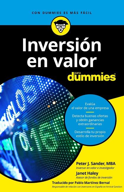 Inversión en valor para dummies | 9788432903922 | Peter J. Sander y Janet Haley