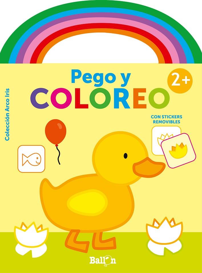 Arco Iris - Pego y Coloreo +2. Pato | 9789403214474 | Ballon