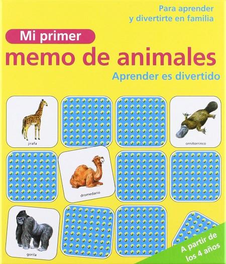 Mi primer memo de animales | 9783862338665 | VARIOS