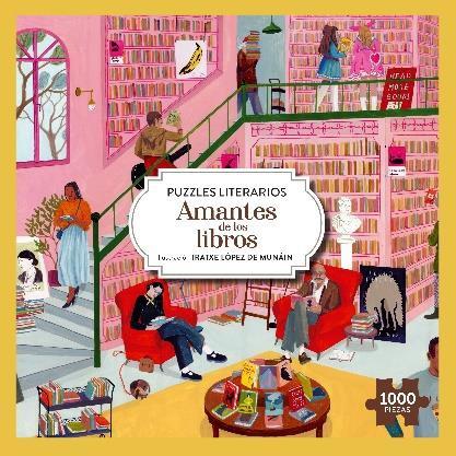 Amantes de los libros - Puzzle literario 1000p | 8437018304868