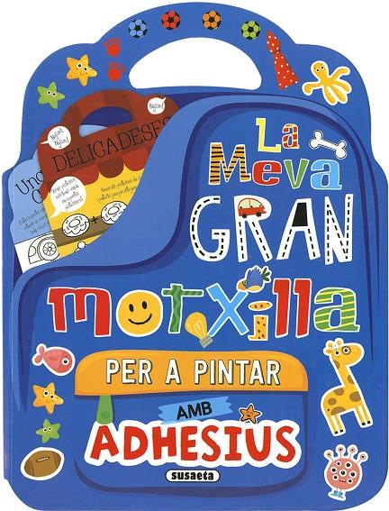 La meva gran motxilla per a pintar amb adhesius | 9788467774306 | Susaeta, Equipo