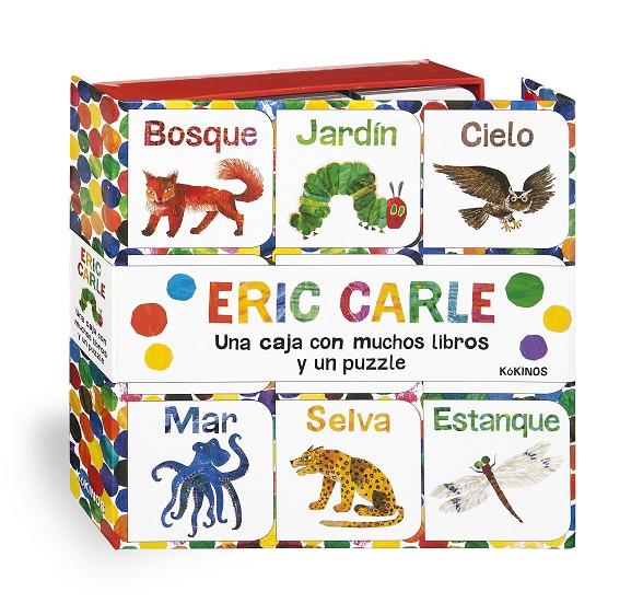 Una caja con muchos libros y un puzle | 9788416126446 | Eric Carle