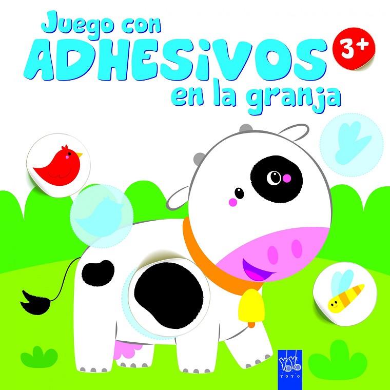 Juego con adhesivos en la granja. Vaca | 9788408148722 | Yoyo