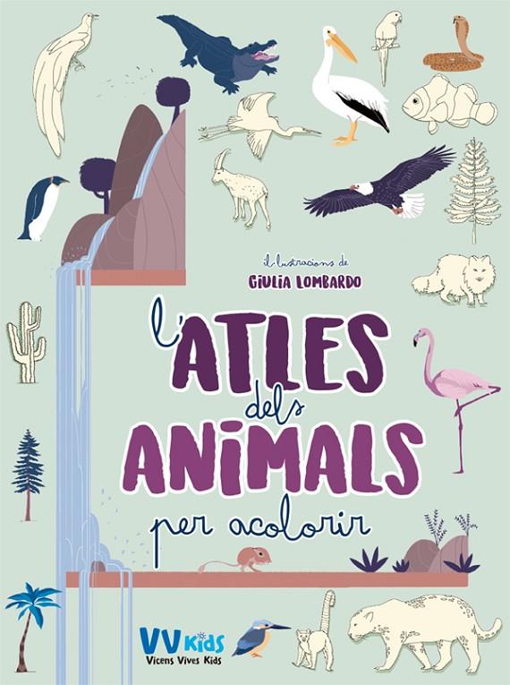 L'atles dels animals per acolorir | 9788468243740 | Giulia Lombardo