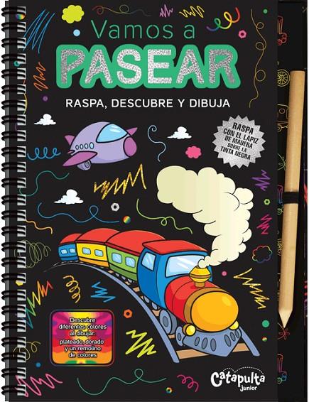 Vamos a pasear. Raspa, descubre y dibuja | 9789876373685 | Los Editores De Catapulta