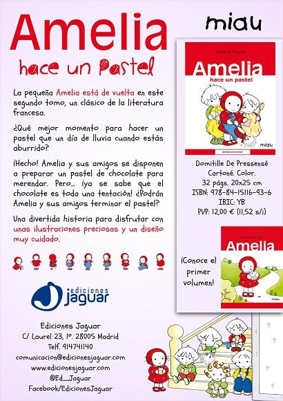 Amelia hace un pastel | 9788415116936 | Domitille De Pressensé