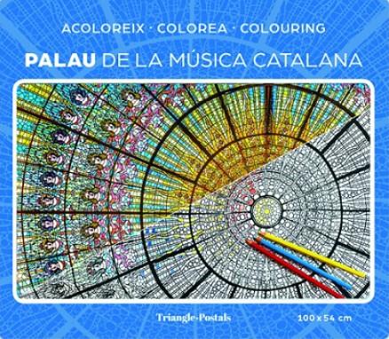 Palau de la Música Catalana - Pòster 54x100 per a pintar | 8424455026729