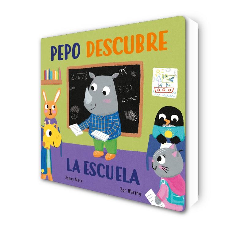 Pepo descubre la escuela (Abre y descubre. Libro de cartón con solapas) | 9788448856038 | Marx, Jonny/Waring, Zoe