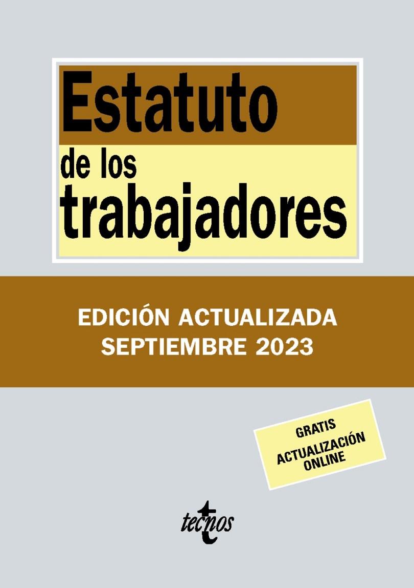 Estatuto de los Trabajadores | 9788430988389 | Editorial Tecnos