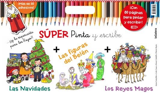 Súper Pinta y escribe las Navidades 2 | 9788424649746 | Canyelles, Anna/Casas, Lola