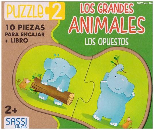 Puzzle los grandes animales. Los opuestos | 9788868602345 | AA.VV