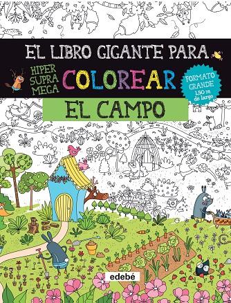 El libro gigante para colorear el campo | 9788468334448