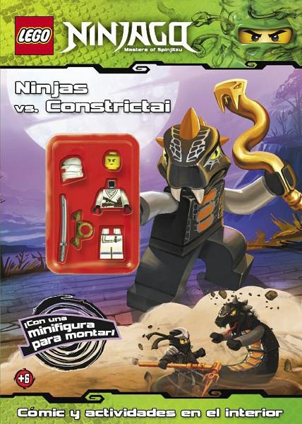 Ninjas vs. Constrictai + minifigura lego | 9788408013976 | Lego