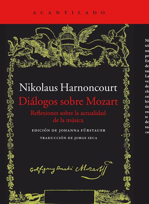 Diálogos sobre Mozart | 9788416011766 | Nikolaus Harnoncourt