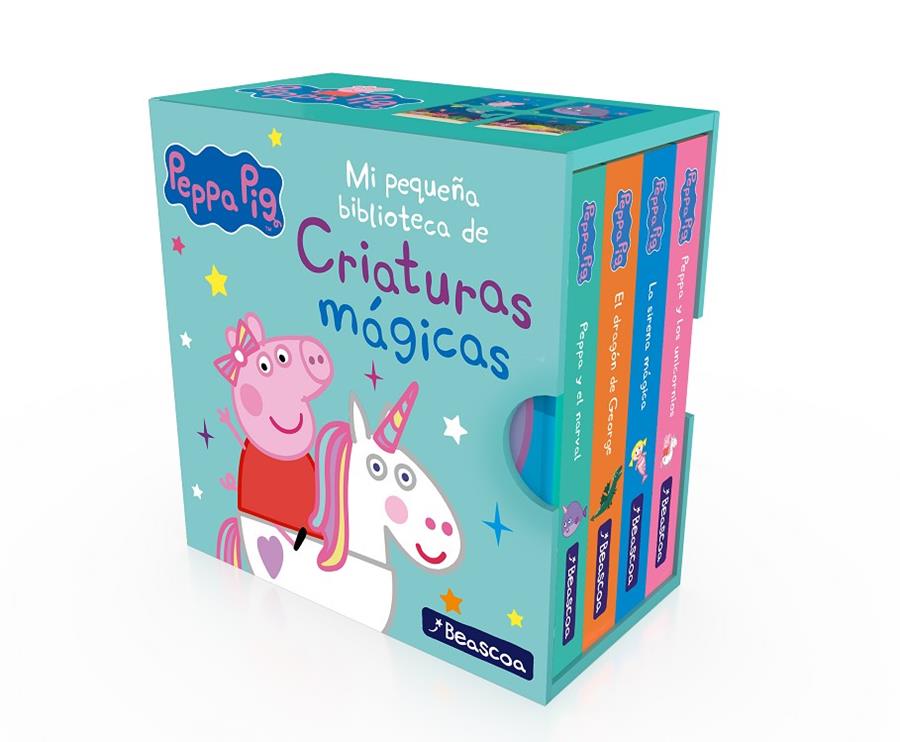 Mi pequeña biblioteca de criaturas mágicas. Sirenas, unicornios, narvales y drag | 9788448858353 | Hasbro,/Eone,