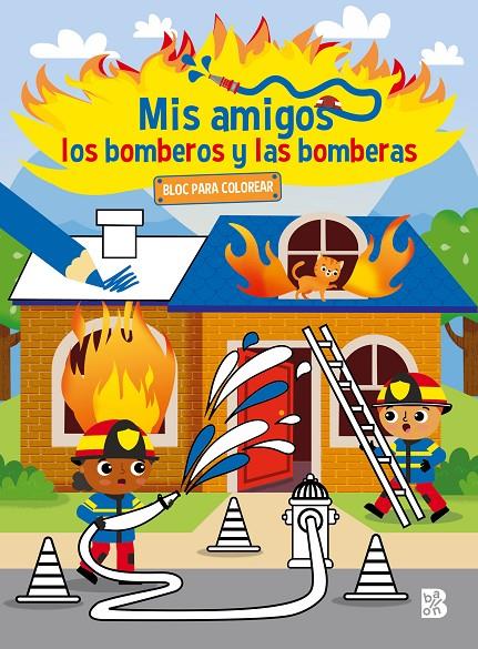 Mis amigos los bomberos y las bomberas  - Bloc para colorear | 9789403234878 | Ballon